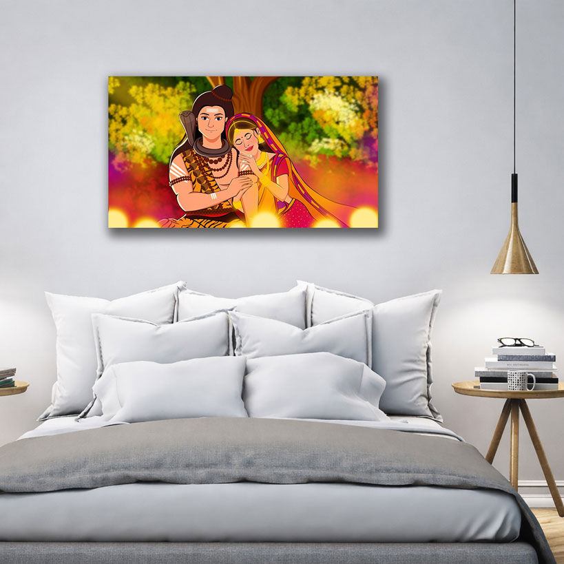Premium Canvas for Home: Mahadev Art