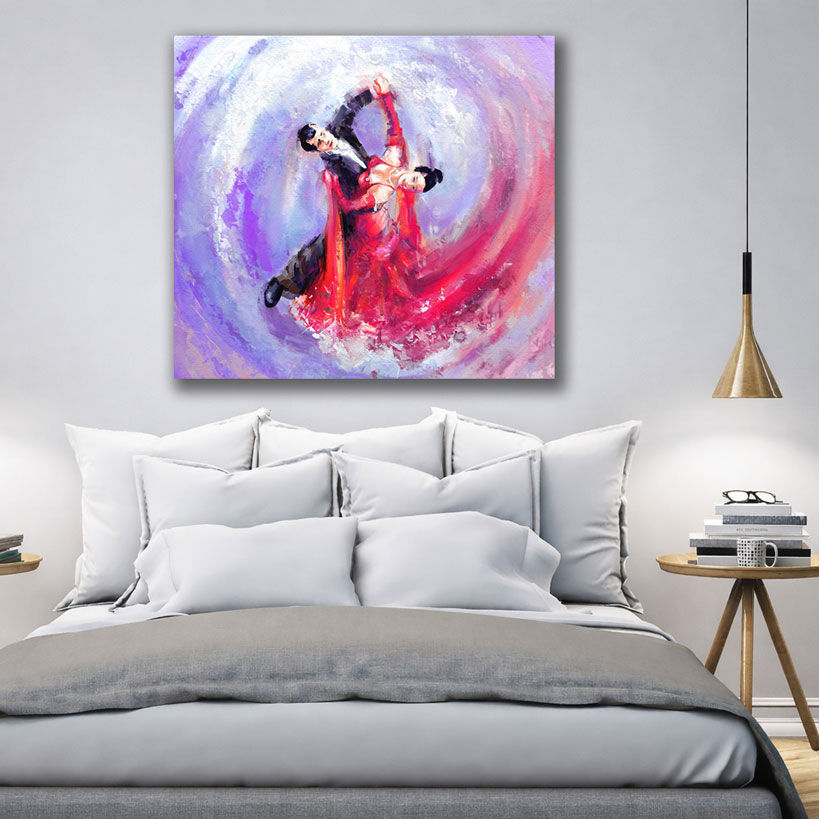 Timeless Passion Oversized Wall Art - Romantic Canvas