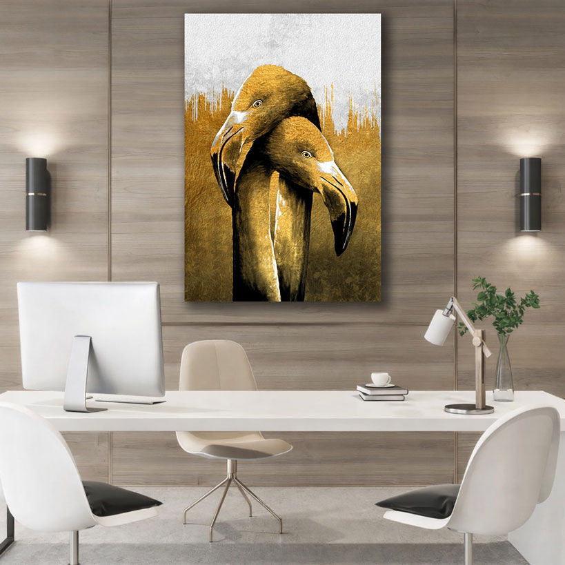 Safari Elephant Landscape Canvas Print