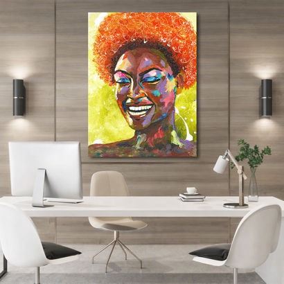 Abstract Tribal Women Canvas Prints