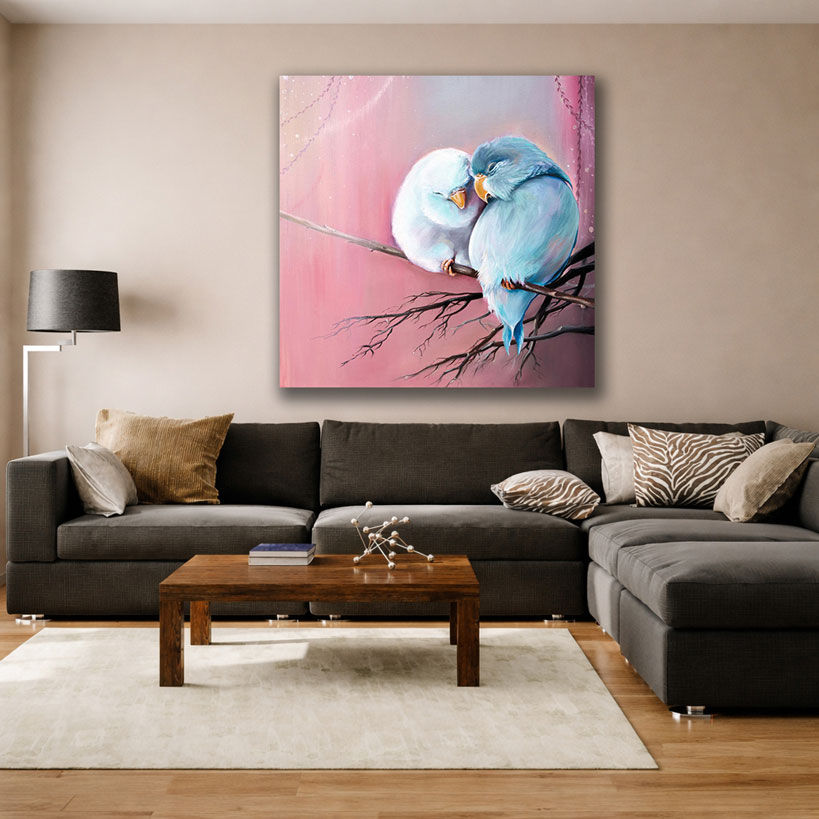 Majestic Lion Face Canvas Wall Art