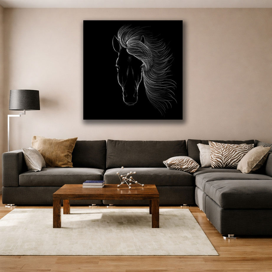 Majestic Horse Canvas Wall Art for Home and Office