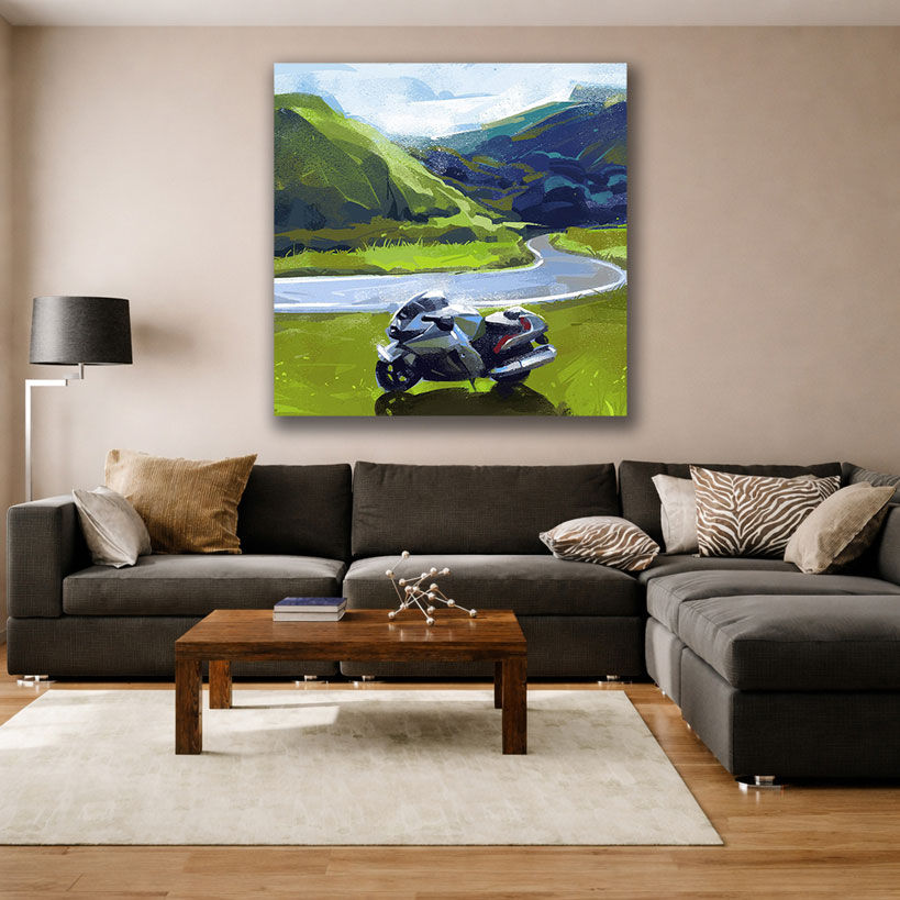 Majestic Mountain Canvas Wall Art Prints