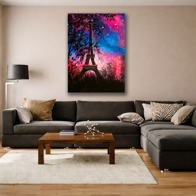 Modern Lovers Black and White Canvas Prints