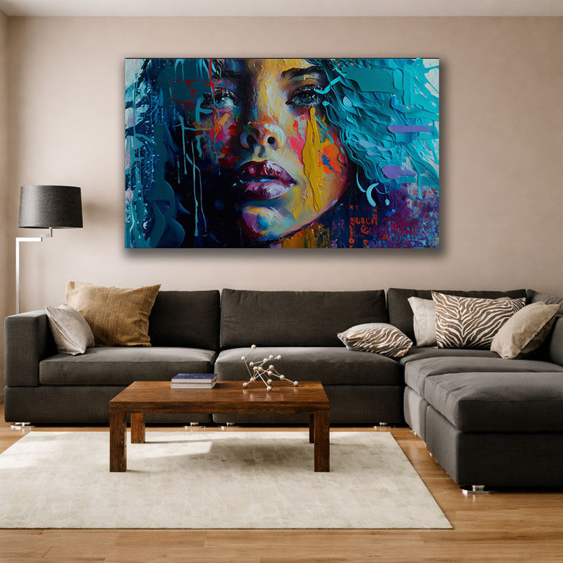 Mysterious Diva Canvas Wall Art