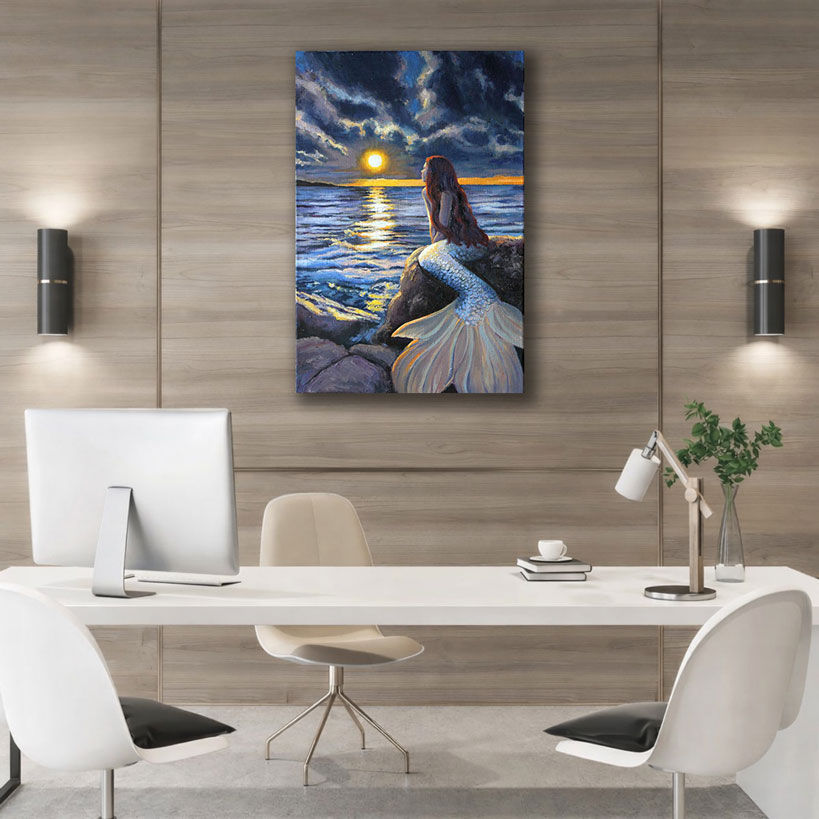 Chic Fashionista Large Canvas Wall Art