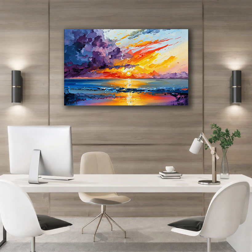 Starry Night Sky Canvas Art Prints — Oversized Wall Art India
