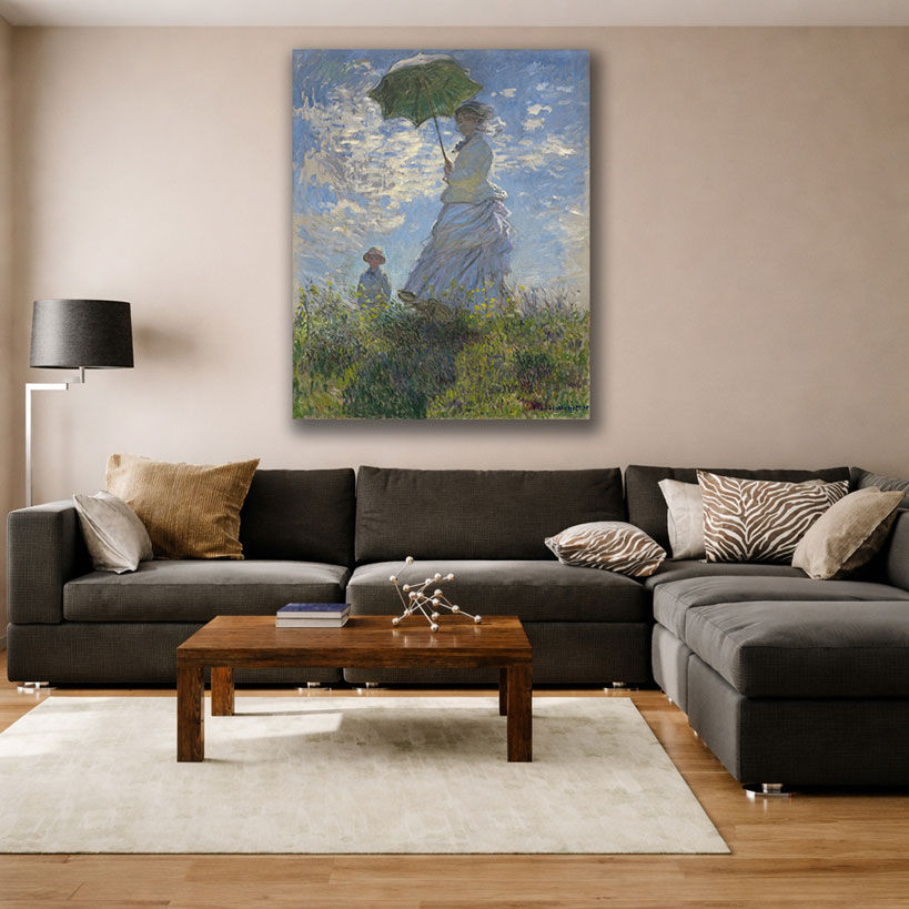 Classic Mother and Child Canvas Painting