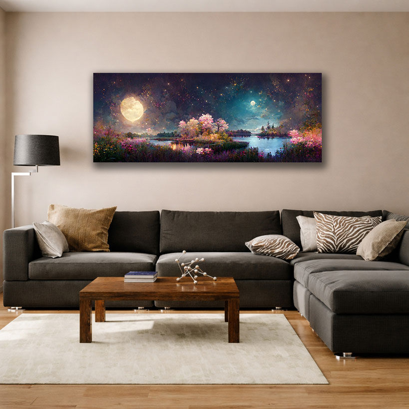 Sunset Horizon Canvas Wall Art