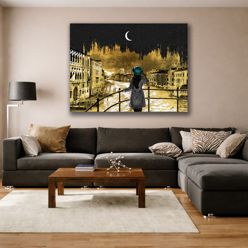 Abstract Diva Canvas for Office and Workspace