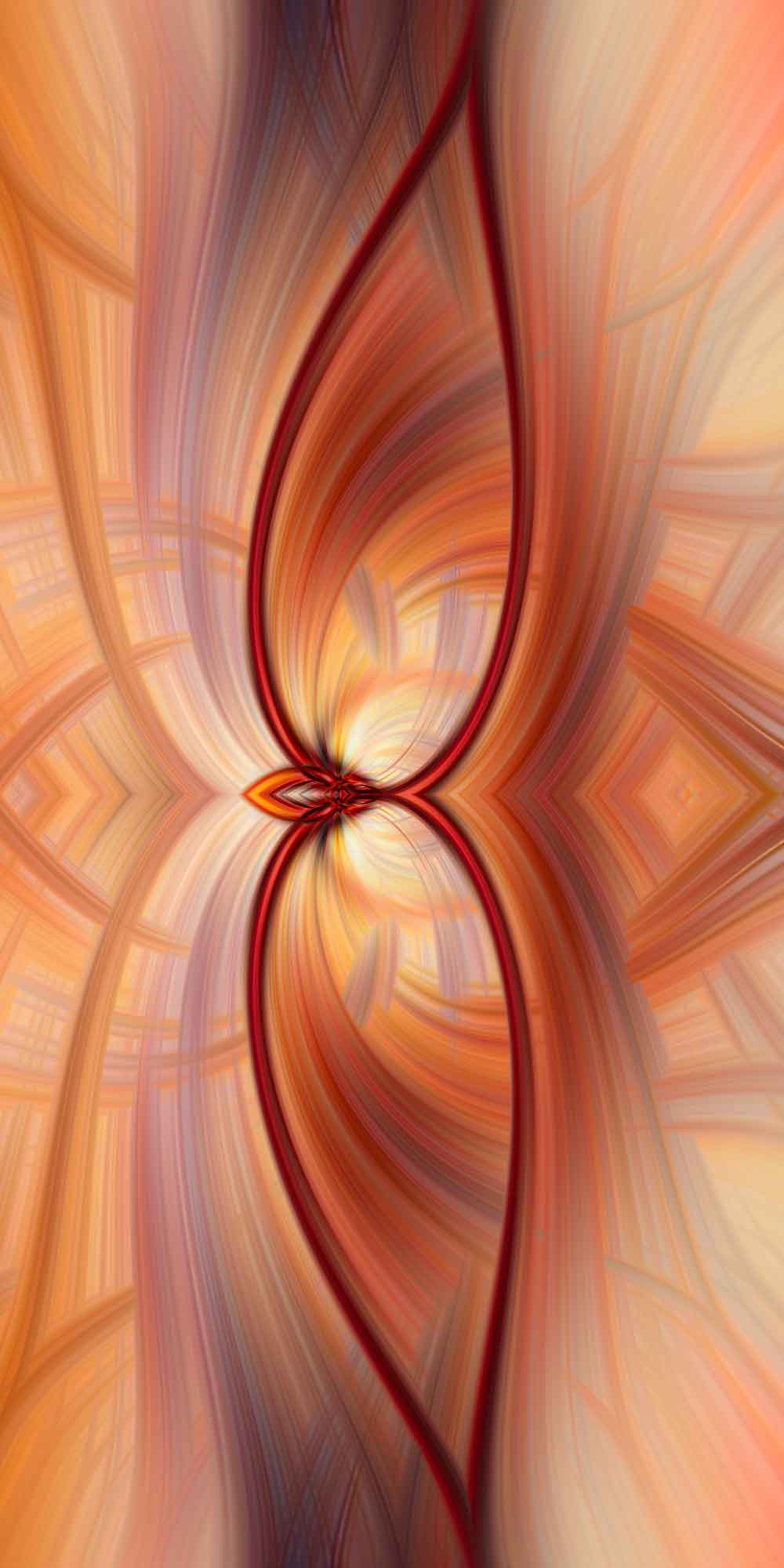 Tropical Paradise Balcony View Door Wallpaper close-up pattern texture