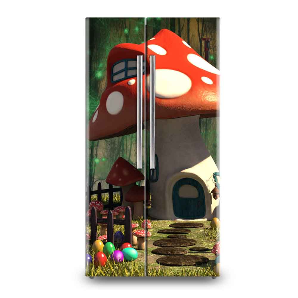 Abstract Art Refrigerator Wallpaper Sticker Cover