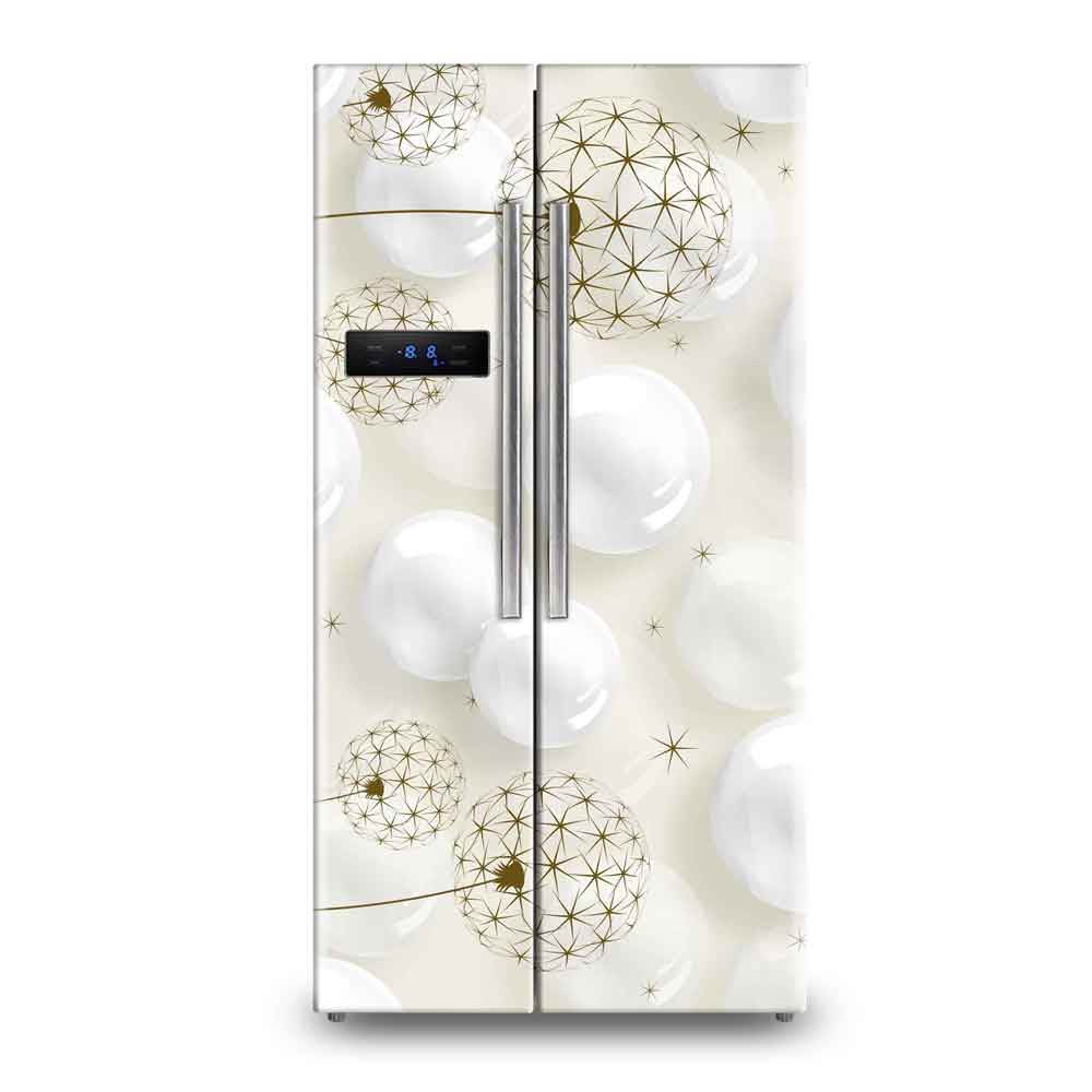 Pearl Refrigerator Wallpaper Sticker | Canvas Groove