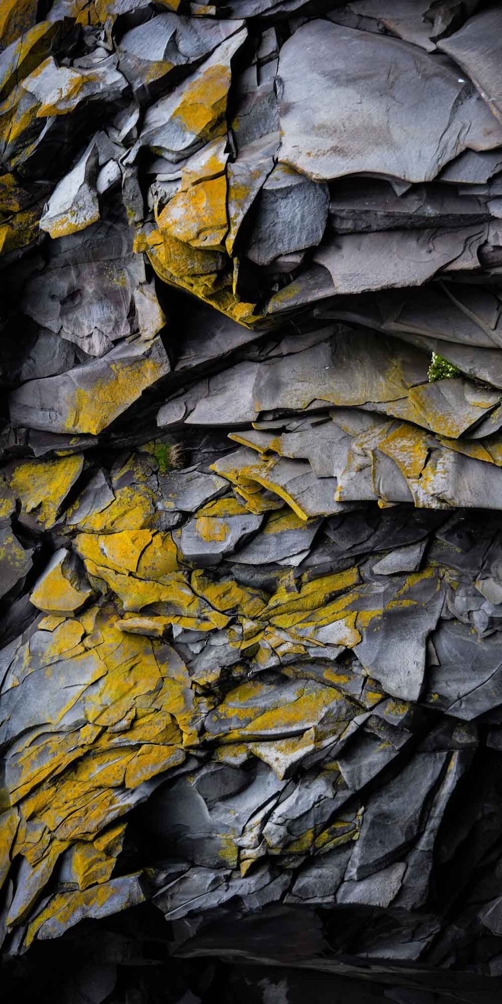 Rocky Cliff Stone Texture Door Wallpaper close-up pattern texture