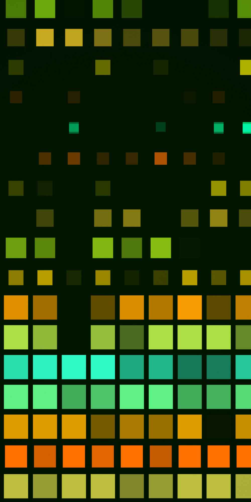 Pixel Mosaic Door Wallpaper close-up pattern texture