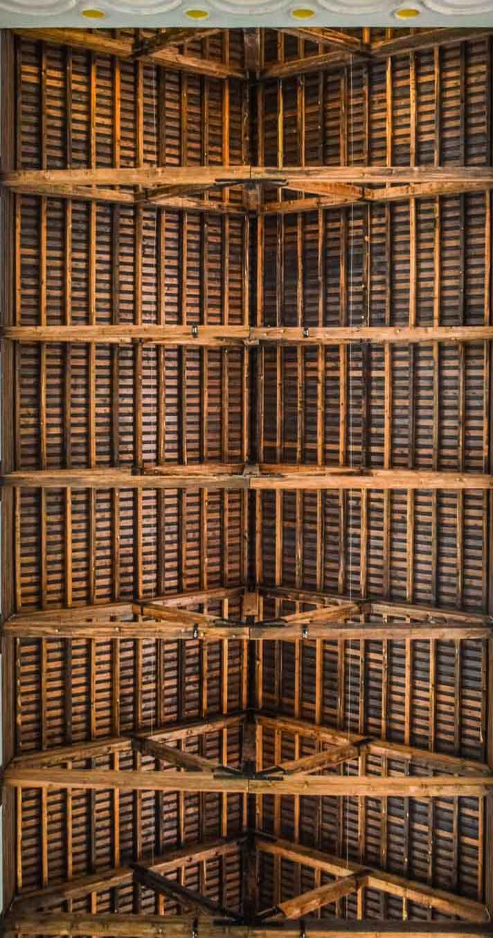 Antique Library Book Archive Door Wallpaper close-up pattern texture
