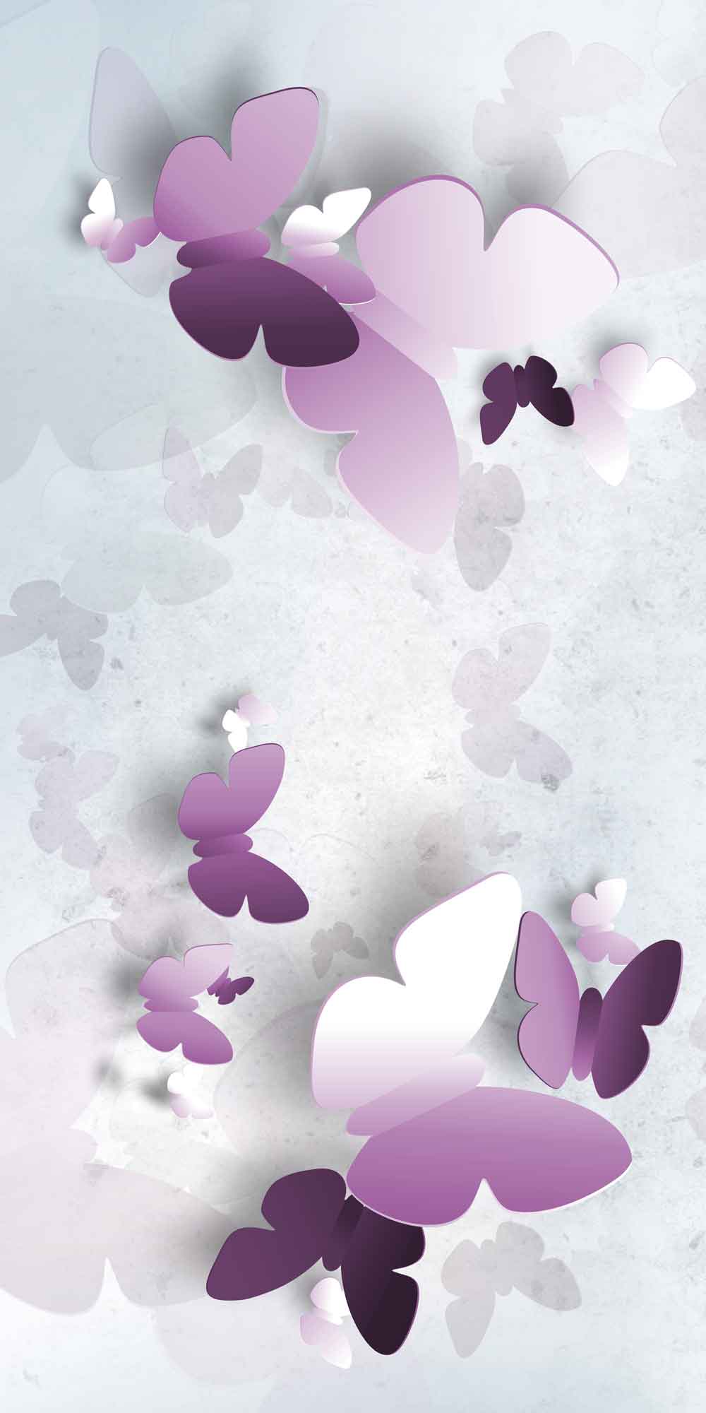 Sakura Cherry Blossom Path Door Wallpaper close-up pattern texture