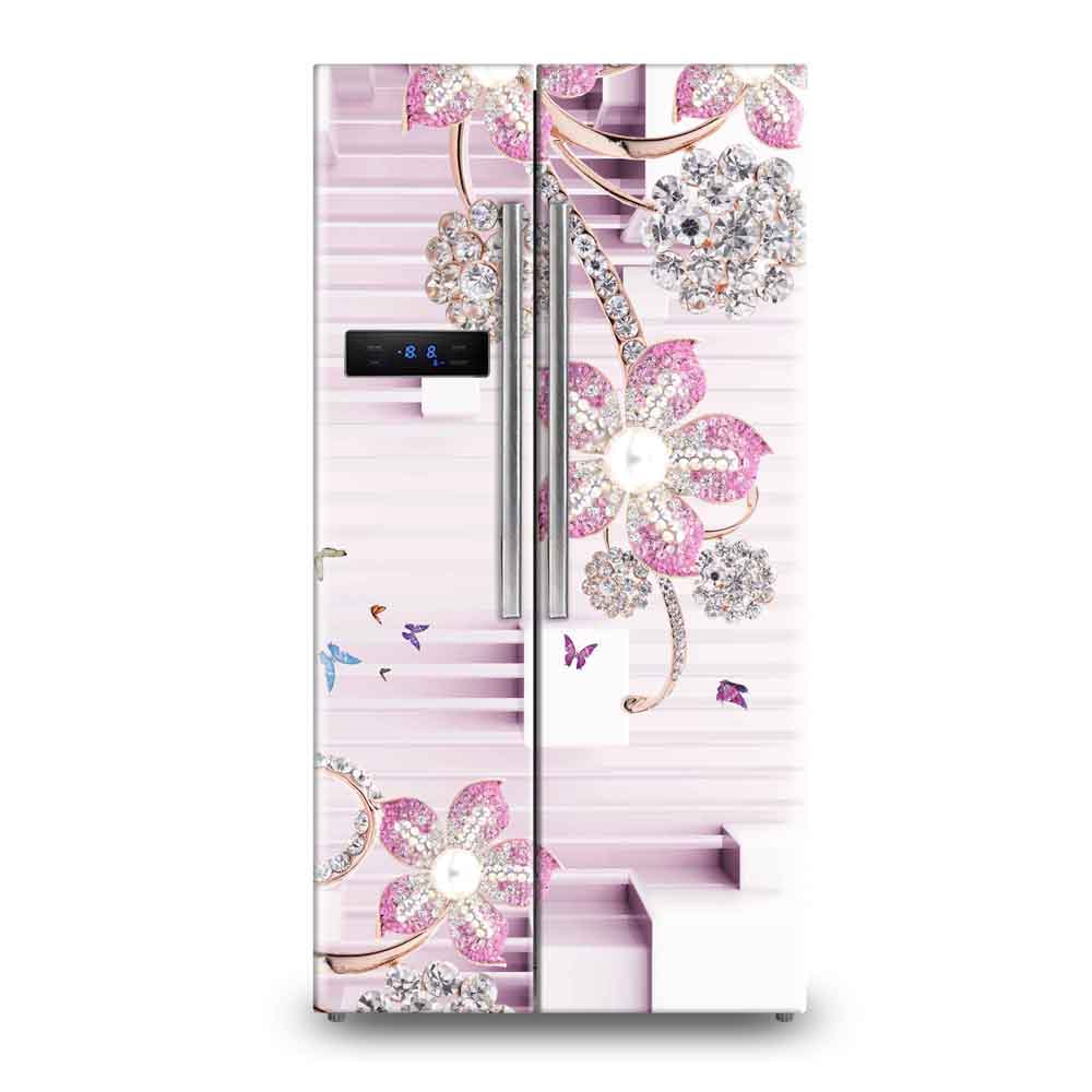 Retro Vintage Refrigerator Wallpaper - Full Fridge Sticker