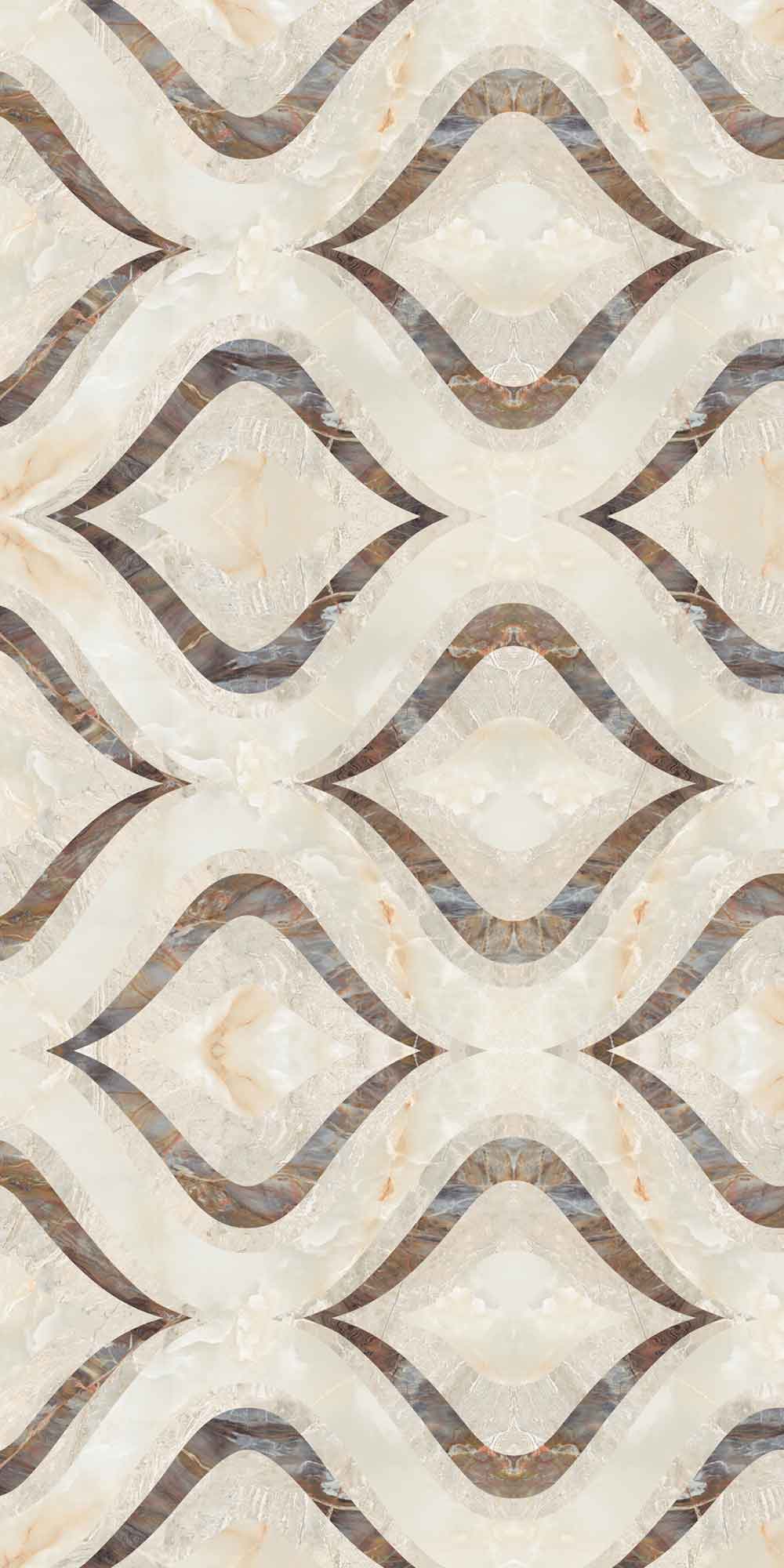 Modern Slatted Wood Panel Door Wallpaper close-up pattern texture