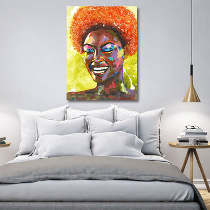 Abstract Tribal Women Canvas Prints – view 2