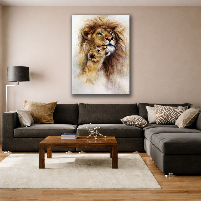 Premium Wildlife Framed Canvas Prints