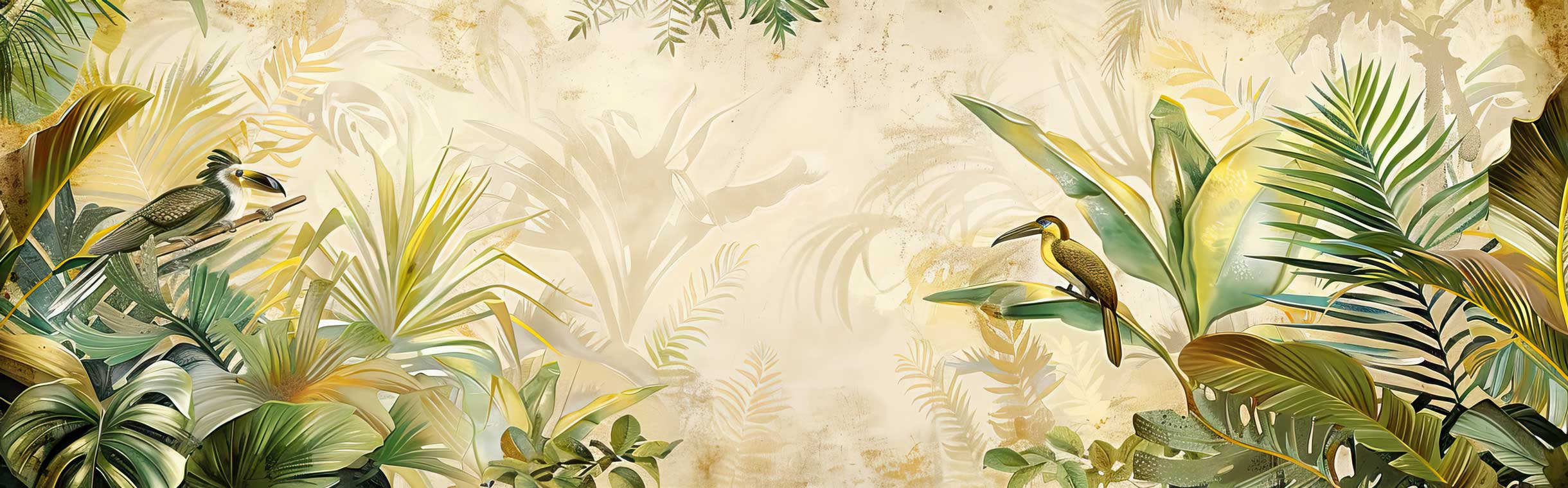Vintage Botanical Wildflower & Herb Meadow Illustration Wallpaper — image 2 of 2