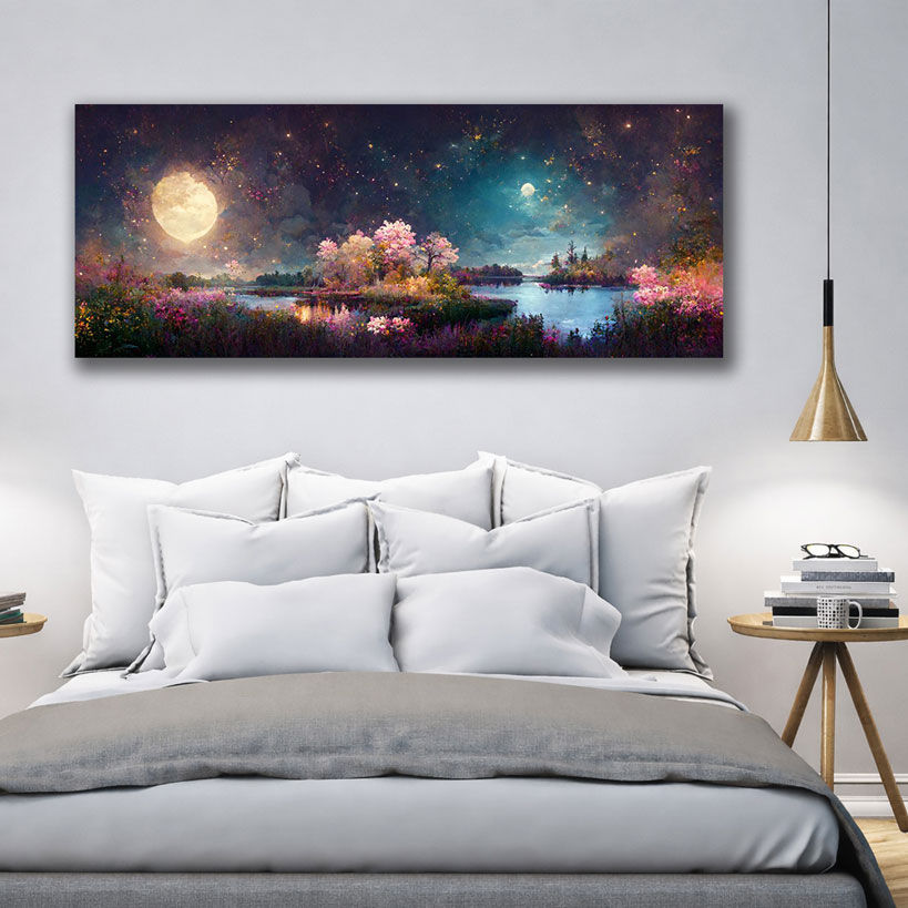 Sunset Horizon Canvas Wall Art – view 2