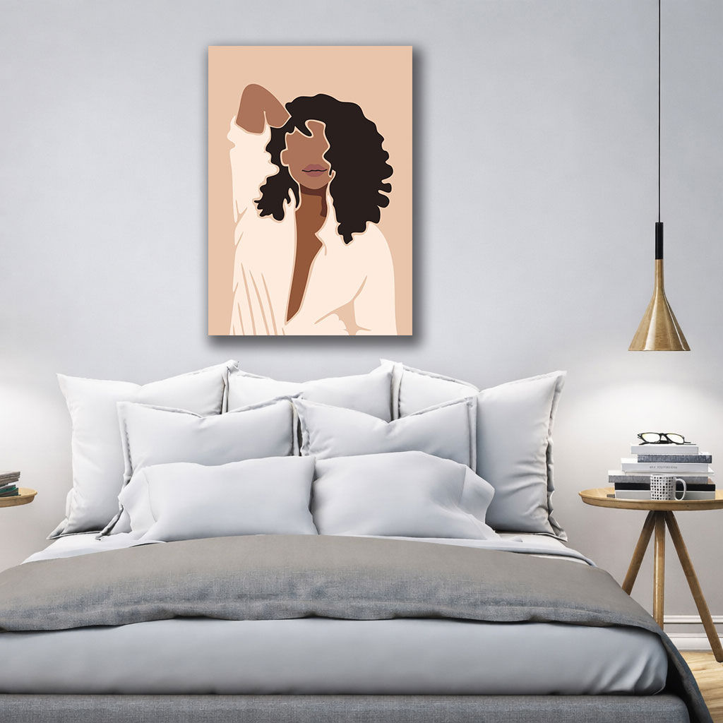 Framed Contemporary Diva Canvas Painting – view 2