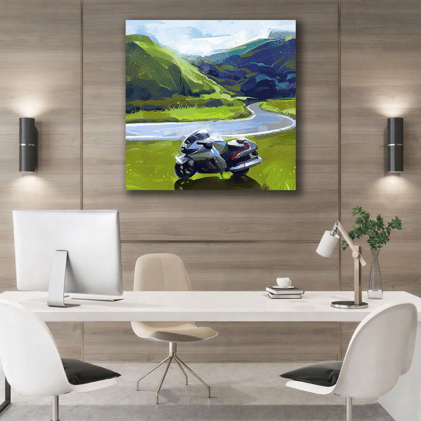 Majestic Mountain Canvas Wall Art Prints – view 2