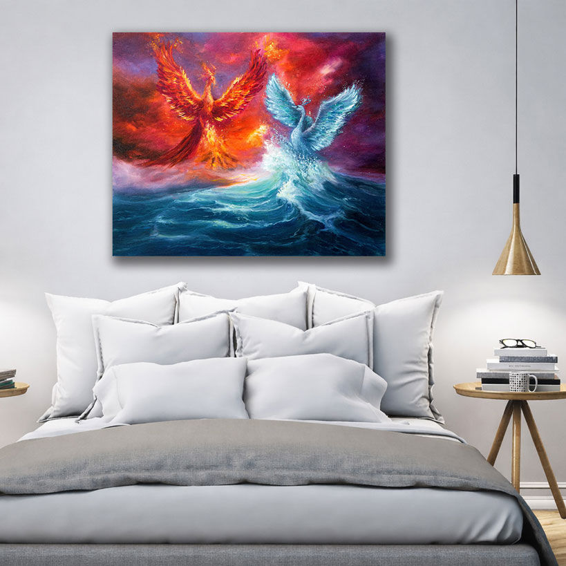 Autumn Path Big Canvas Art – view 3