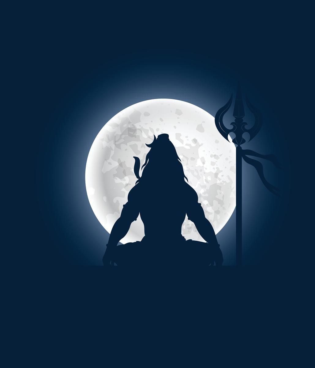 Traditional Shiva Painting Canvas – view 2