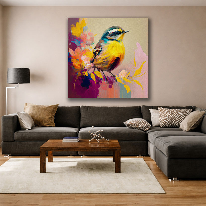 Black and White Tiger Face Canvas