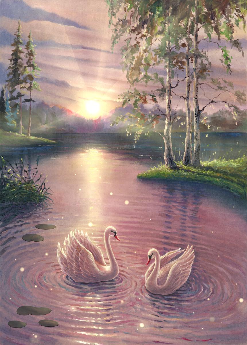 Radiant Sunrise Nature Large Canvas Prints — image 2 of 4