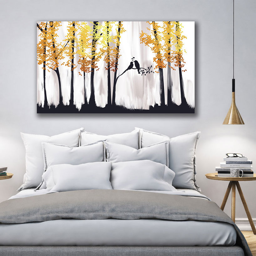 Serene Blue Misty Mountains Canvas Prints – view 2
