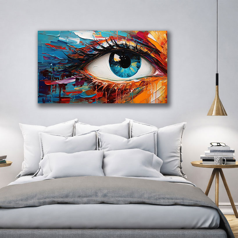 Serene Floral Diva Canvas for Home Decor – view 2