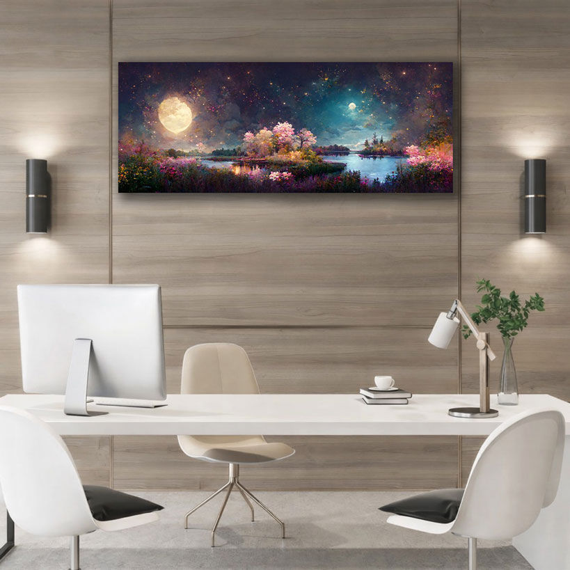 Sunset Horizon Canvas Wall Art – view 3