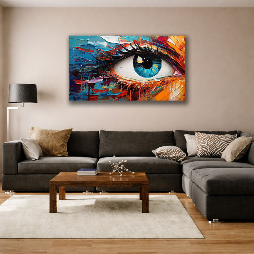Serene Floral Diva Canvas for Home Decor – view 3