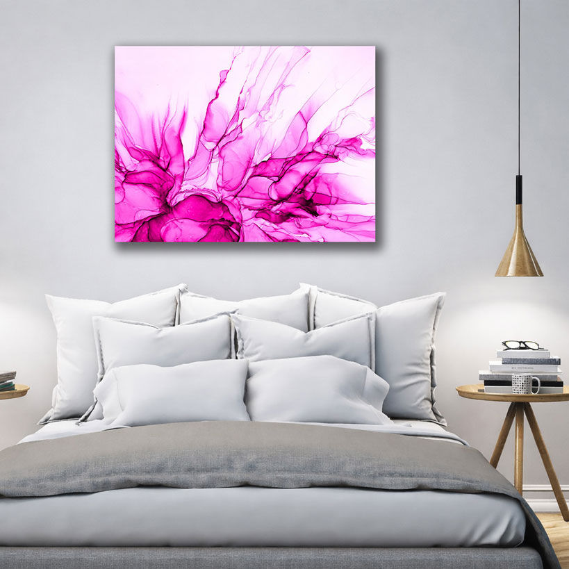 Elegant Diva Abstract Canvas Wall Art – view 2