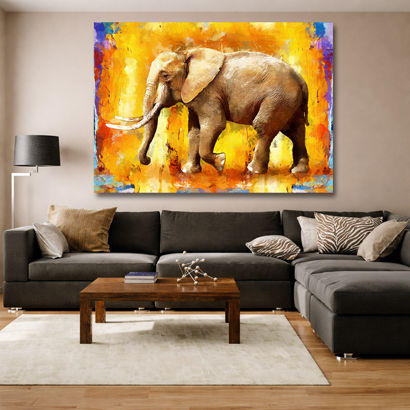 Ancient Village Scene Canvas Art – view 3