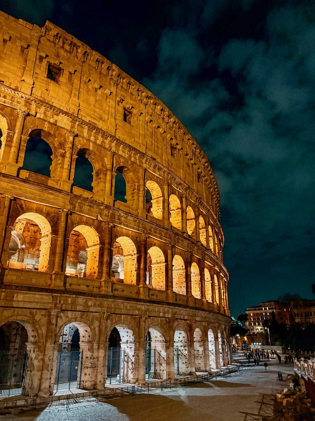 Rome Colosseum Illuminated Night Architecture Wallpaper Mural — image 2 of 2