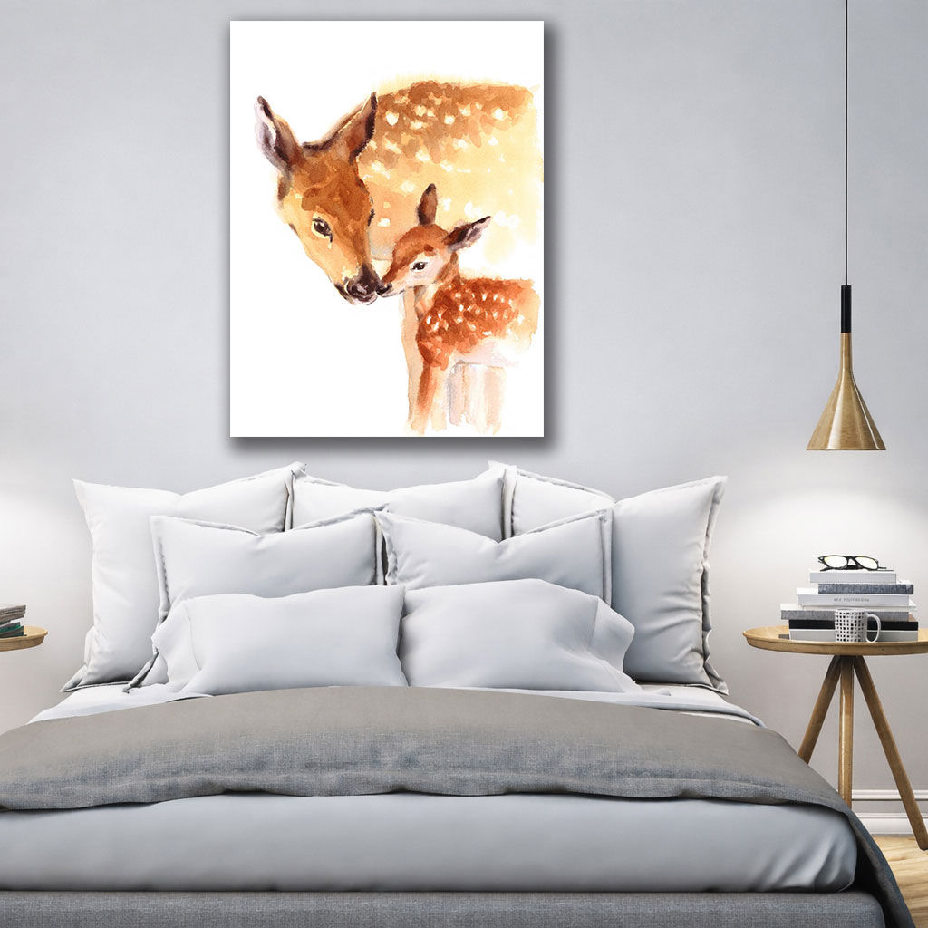 Modern Mother and Child Canvas Print – view 2