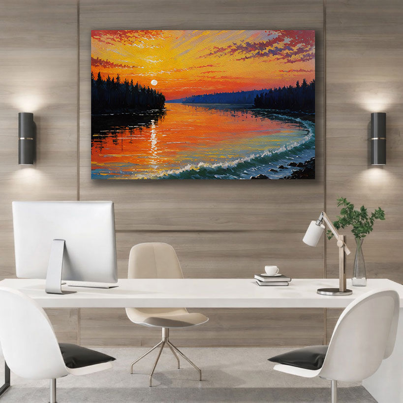 Sunlit Path Custom Canvas Style Prints — image 2 of 4
