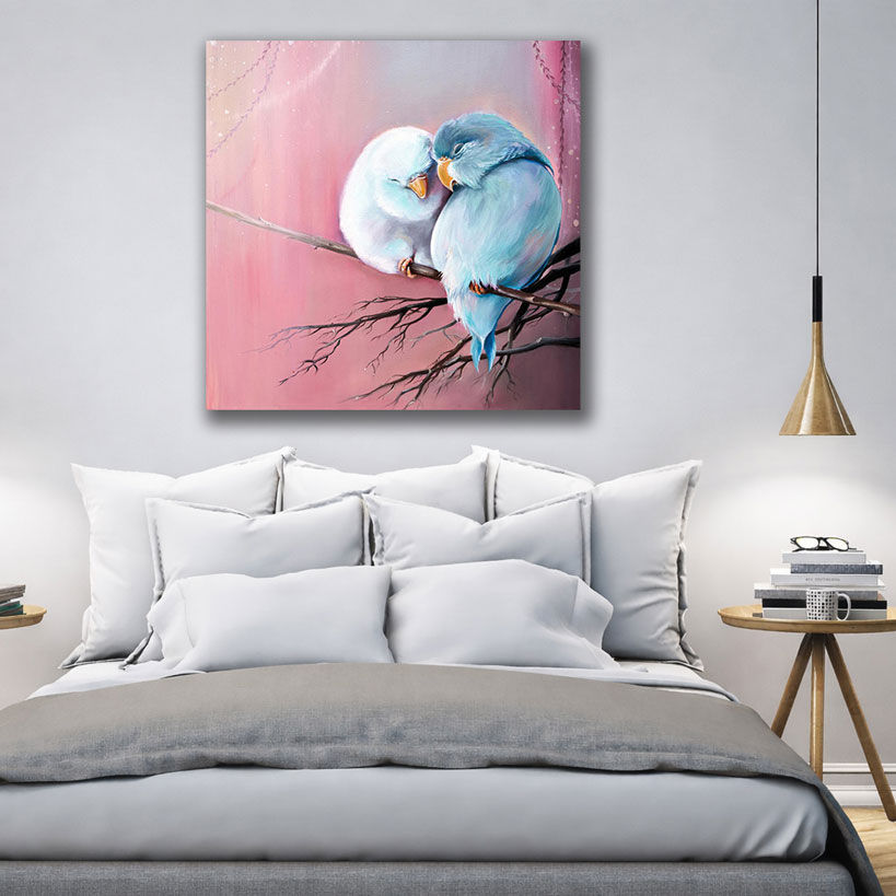 Majestic Lion Face Canvas Wall Art – view 2