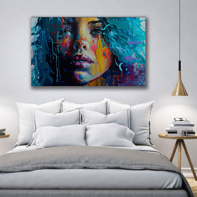 Mysterious Diva Canvas Wall Art – view 2