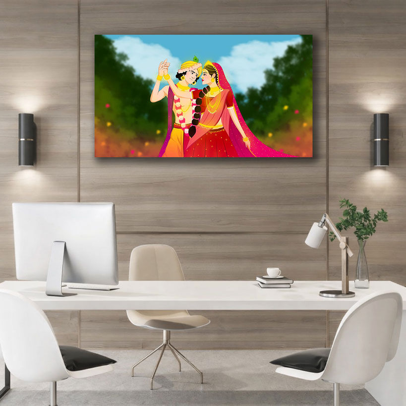 Eternal Romance Framed Canvas Prints - Bedroom Wall Art – view 3