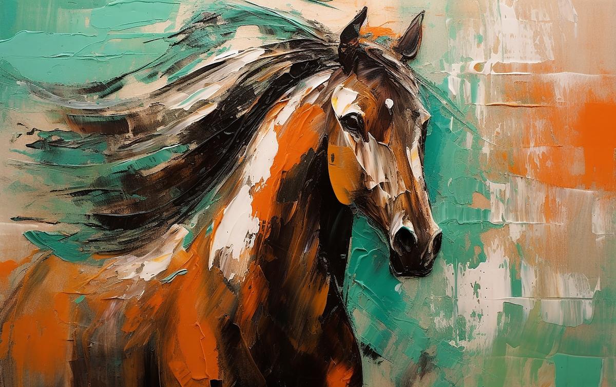 Elegant Horse Portrait Canvas For Home – view 4