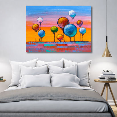 Enchanted Woods Walkway Framed Canvas – view 2