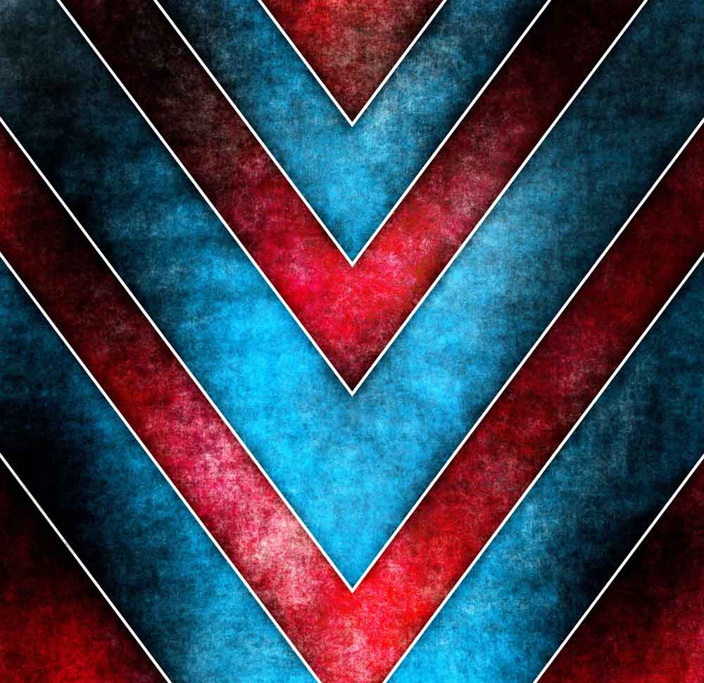 Modern Geometric Fridge Full Body Sticker | 3D Fridge Wallpaper – view 2