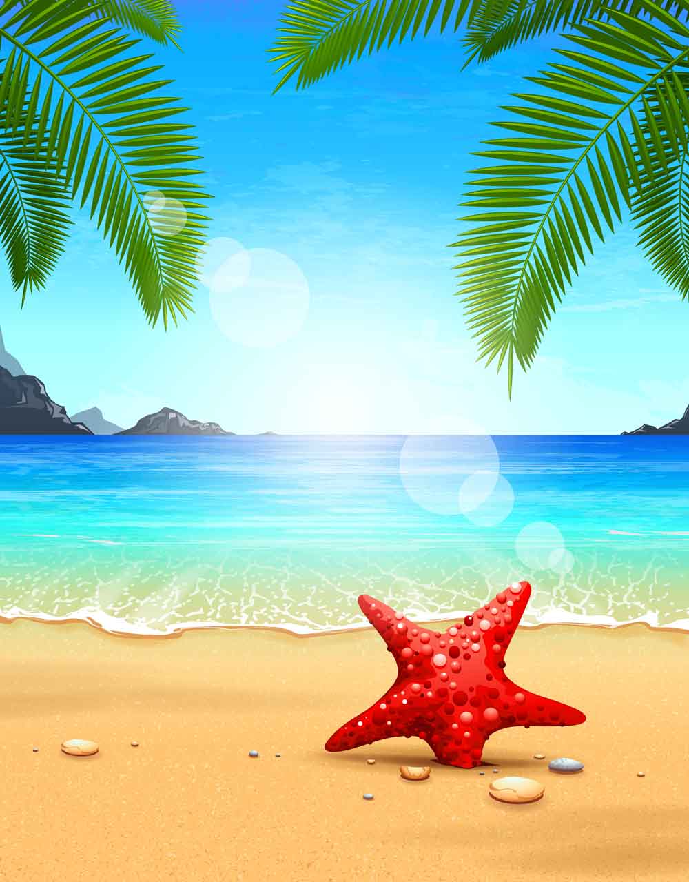 Refreshing Blue Water Bubbles Fridge Wallpaper & Refrigerator Sticker Wrap – view 2