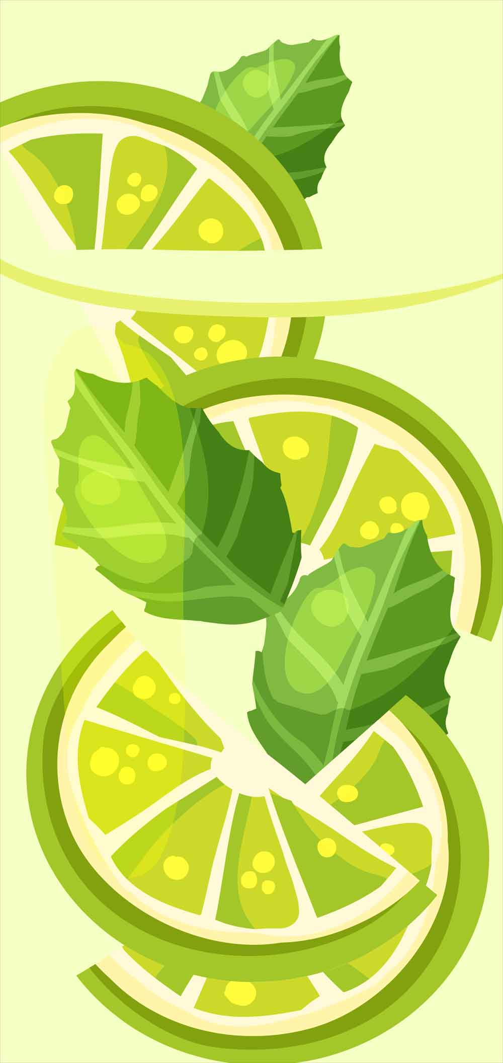 Dark Botanical White Floral Fridge Wallpaper | Refrigerator Door Stickers – view 2